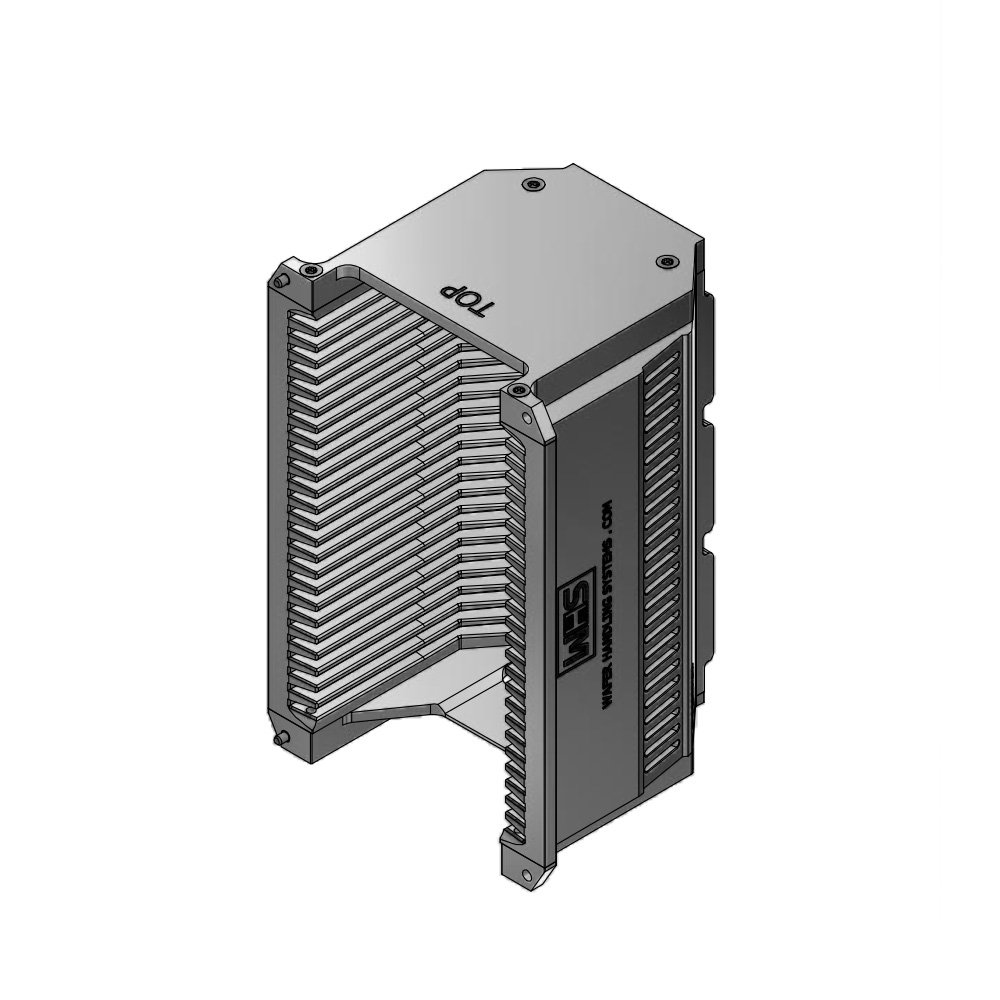 3" (76 mm) Aluminum electroless nickel cassette | 25 slot End wall / H-bar | Angular | MOQ 5 3" (76 mm) Aluminum electroless nickel cassette | 25 slot End wall / H-bar | Angular | MOQ 5