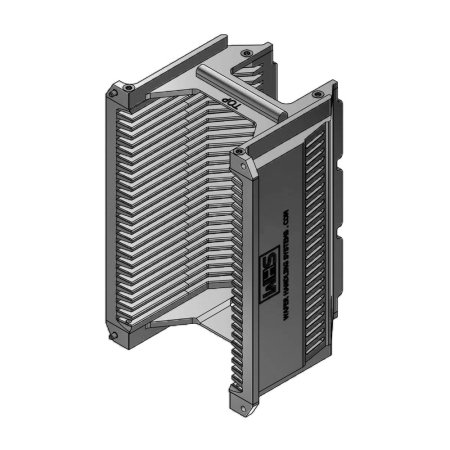 3" (76 mm) Aluminum hard clear anodized cassette | 25 slot H-bar / H-bar | Angular | MOQ 5 3" (76 mm) Aluminum hard clear anodized cassette | 25 slot H-bar / H-bar | Angular | MOQ 5
